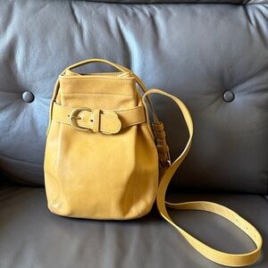 Vintage Coach SoHo Belted Pouch Bag Style # 4156 Yellow